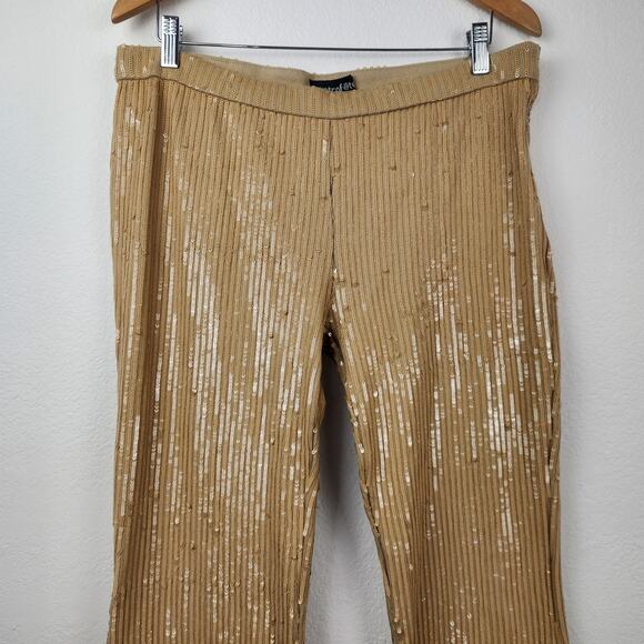 Retrofete Julien Sequin Knit Pant in Nude Size XL NWT - Picture 4 of 11